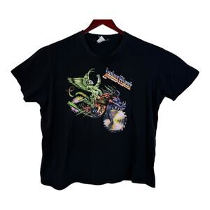 Judas Priest Painkiller Band T-shirt Sz XXL Black 2016 Album Promo Concert Tour